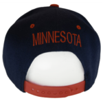Minnesota Men Adjustable Snapback Navy Red Baseball Cap