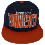 Minnesota Men Adjustable Snapback Navy Red Baseball Cap