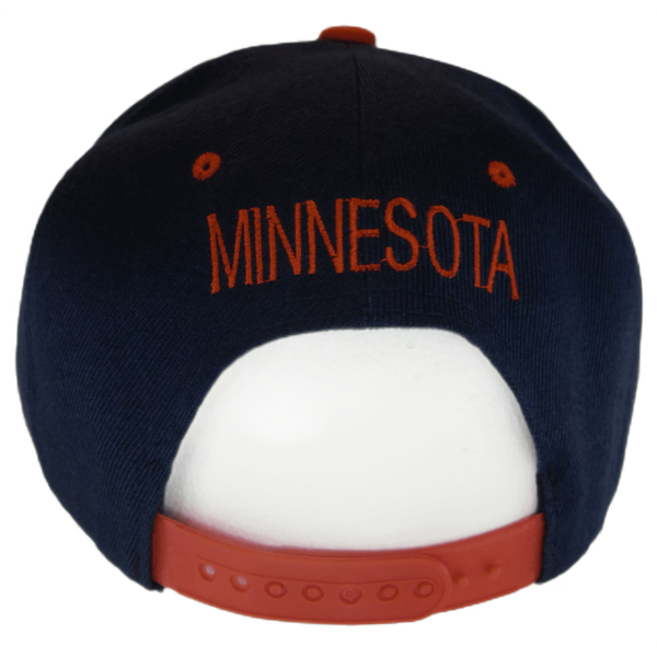 Minnesota Men Adjustable Snapback Navy Red Baseball Cap