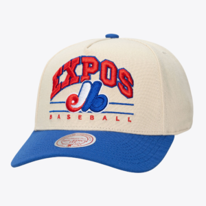 Ness Cream Montreal Expos Retro Arch Pro Pinch Adjustable Hat
