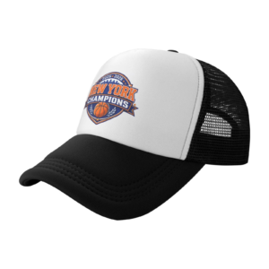 New York Champions Basketball Print Baseball Cap