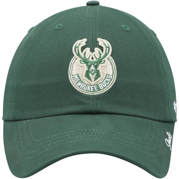 Women's '47 Hunter Green Milwaukee Bucks Miata Clean Up Logo Adjustable Hat