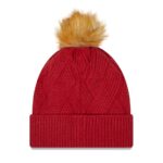 Women’s NFL Arizona Cardinals Cardinal Snowy Cuffed Knit Hat with Pom