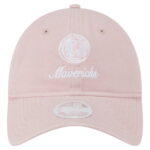 Women's-New Era Pink Dallas Mavericks Gameday Preppy 9TWENTY Adjustable Hat