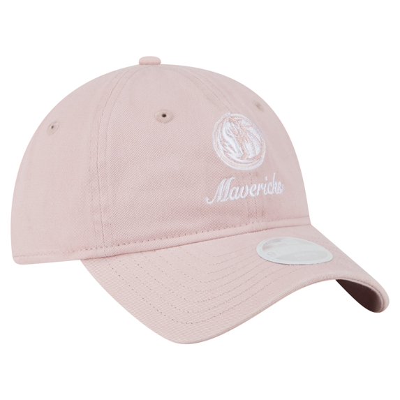 Women's-New Era Pink Dallas Mavericks Gameday Preppy 9TWENTY Adjustable Hat
