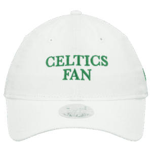 Women's New Era White Boston Celtics Team Fan 9TWENTY Adjustable Hat