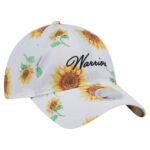 Women's-New Era White Golden State Warriors Adventure Flower 9TWENTY Adjustable Hat