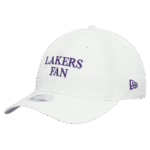 Women's New Era White Los Angeles Lakers Team Fan 9TWENTY Adjustable Hat