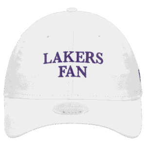 Women's New Era White Los Angeles Lakers Team Fan 9TWENTY Adjustable Hat
