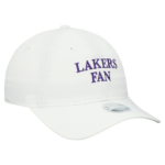 Women's New Era White Los Angeles Lakers Team Fan 9TWENTY Adjustable Hat