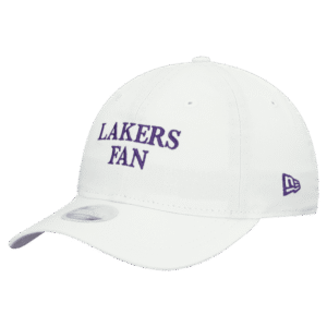 Women's New Era White Los Angeles Lakers Team Fan 9TWENTY Adjustable Hat
