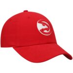 Womens Red Atlanta Hawks Miata Clean Up Logo Adjustable Hat