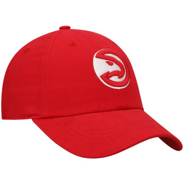Womens Red Atlanta Hawks Miata Clean Up Logo Adjustable Hat