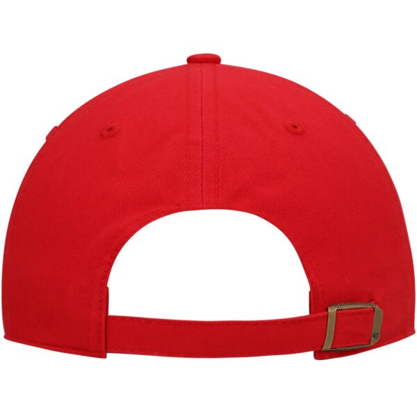 Womens Red Atlanta Hawks Miata Clean Up Logo Adjustable Hat