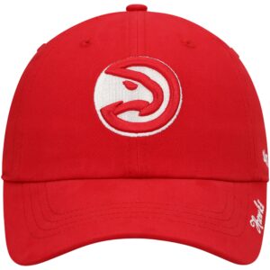 Womens Red Atlanta Hawks Miata Clean Up Logo Adjustable Hat