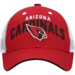 Youth Arizona Cardinals Cardinal White Core Lockup Adjustable Hat