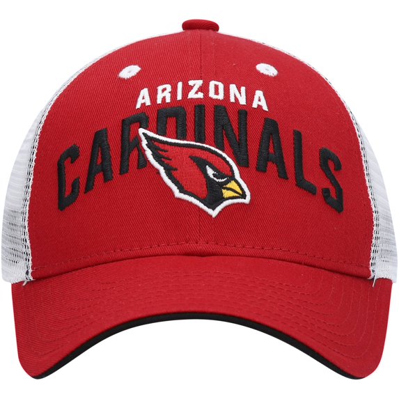 Youth Arizona Cardinals Cardinal White Core Lockup Adjustable Hat