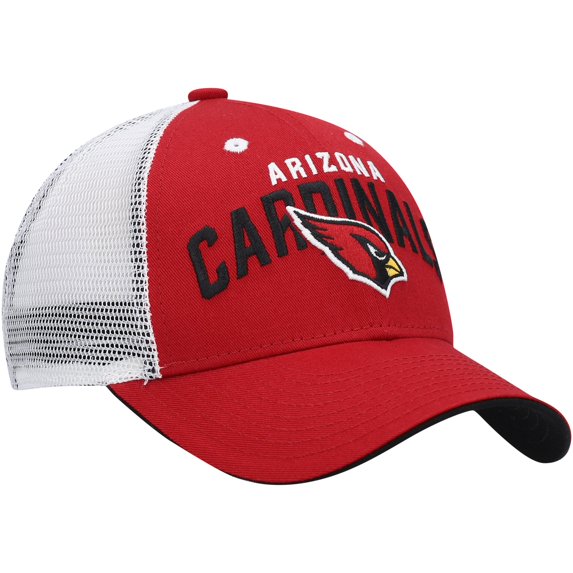 Youth Arizona Cardinals Cardinal White Core Lockup Adjustable Hat