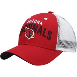 Youth Arizona Cardinals Cardinal White Core Lockup Adjustable Hat
