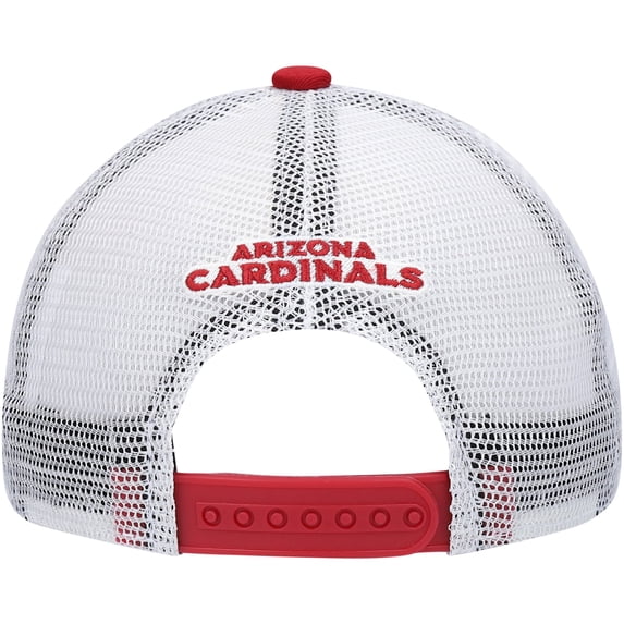 Youth Arizona Cardinals Cardinal White Core Lockup Adjustable Hat