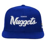 Youth Mitchell & Ness Blue Denver Nuggets Head Coach Flat Brim Snapback Hat
