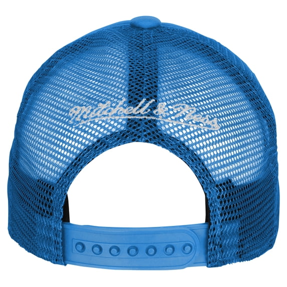 Youth Mitchell & Ness Light Blue Los Angeles Lakers Core Evergreen Trucker Adjustable Hat