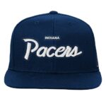 Youth Mitchell & Ness Navy Indiana Pacers Head Coach Flat Brim Snapback Hat