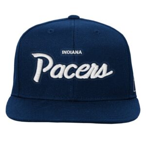 Youth Mitchell & Ness Navy Indiana Pacers Head Coach Flat Brim Snapback Hat