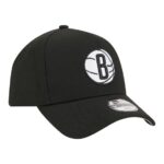 Youth New Era Black Brooklyn Nets 9FORTY A-Frame Adjustable Hat