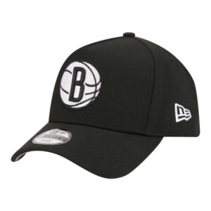 Youth New Era Black Brooklyn Nets 9FORTY A-Frame Adjustable Hat