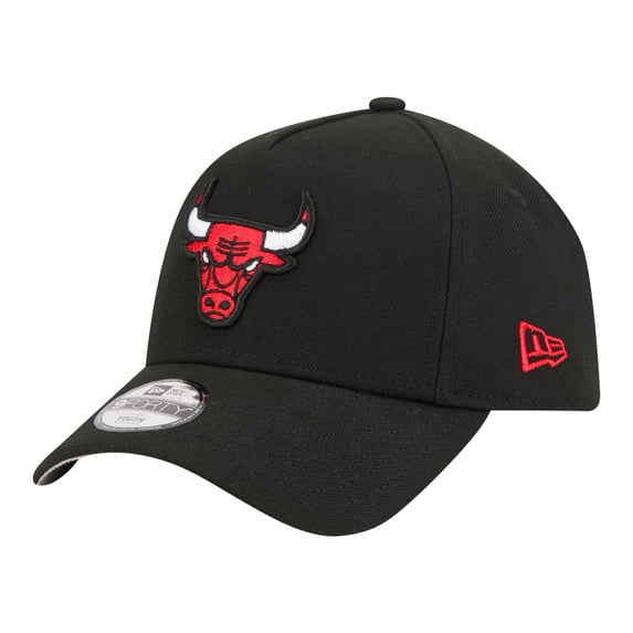 Youth New Era Black Chicago Bulls 9FORTY A-Frame Adjustable Hat