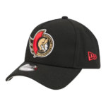 Youth New Era Black Ottawa Senators Adjustable Hat