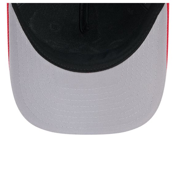 Youth New Era Blue Detroit Pistons Arch 9FORTY A-Frame M-Crown Adjustable Hat