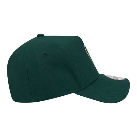 Youth New Era Hunter Green Milwaukee Bucks 9FORTY A-Frame Adjustable Hat