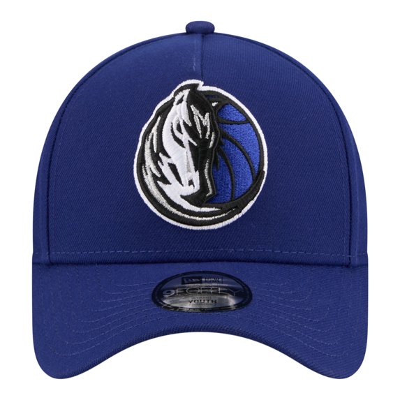 Youth New Era Navy Dallas Mavericks 9FORTY A-Frame Adjustable Hat