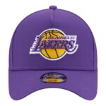 Youth New Era Purple Los Angeles Lakers 9FORTY A-Frame Adjustable Hat