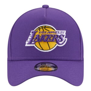 Youth New Era Purple Los Angeles Lakers 9FORTY A-Frame Adjustable Hat