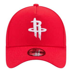 Youth New Era Red Houston Rockets 9FORTY A-Frame Adjustable Hat