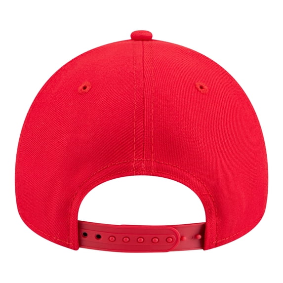 Youth New Era Red Houston Rockets 9FORTY A-Frame Adjustable Hat