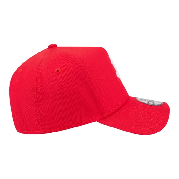 Youth New Era Red Houston Rockets 9FORTY A-Frame Adjustable Hat