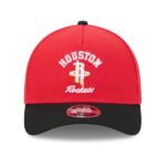 Youth New Era Red Houston Rockets Arch 9FORTY A-Frame M-Crown Adjustable Hat