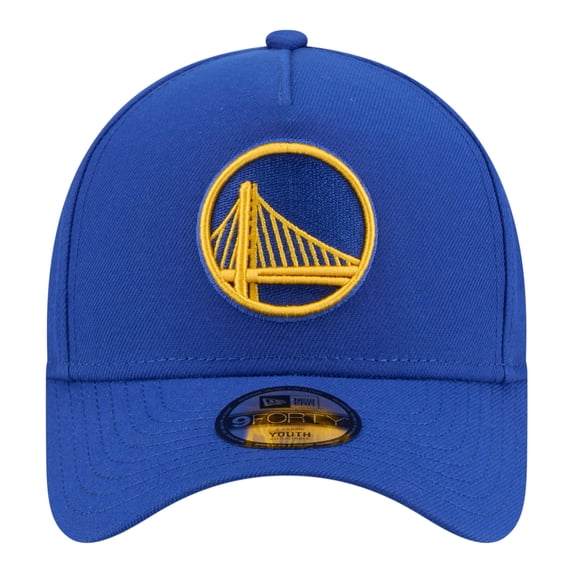 Youth New Era Royal Golden State Warriors 9FORTY A-Frame Adjustable Hat