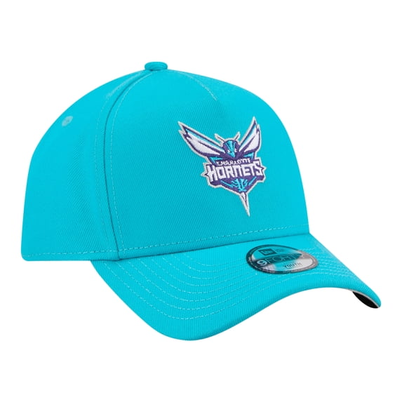 Youth New Era Teal Charlotte Hornets 9FORTY A-Frame Adjustable Hat