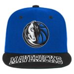 Youth Outerstuff BlueBlack Dallas Mavericks Two-Tone Snapback Hat