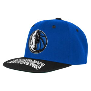 Youth Outerstuff BlueBlack Dallas Mavericks Two-Tone Snapback Hat