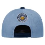 Youth Outerstuff WhiteNavy Memphis Grizzlies Logo Three Pro Pinch Pre-Curved Adjustable Hat