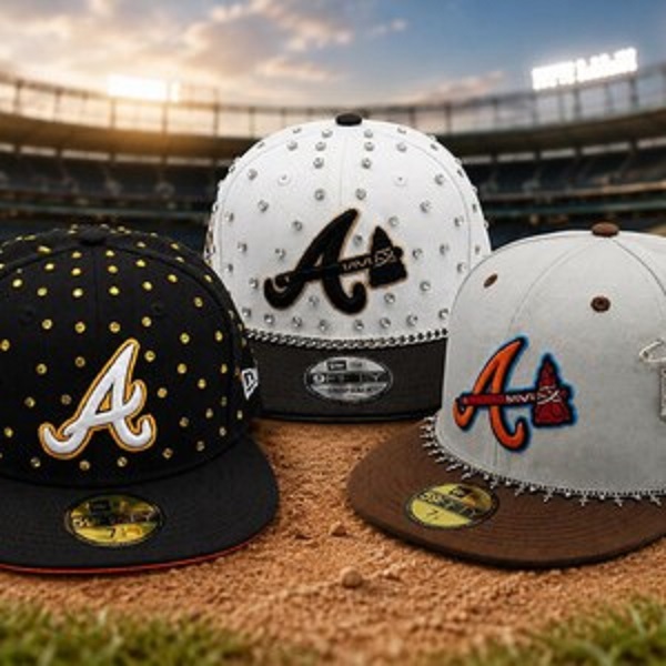 altanta braves dad hats