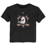 Infant Outerstuff Black Anaheim Ducks Primary Logo T-Shirt