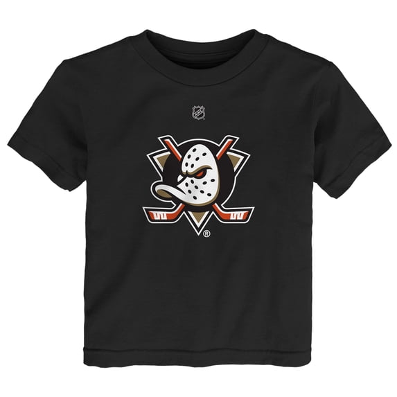 Infant Outerstuff Black Anaheim Ducks Primary Logo T-Shirt
