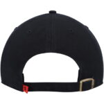 Men's '47 Black Toronto Raptors Core Logo Clean Up Adjustable Hat